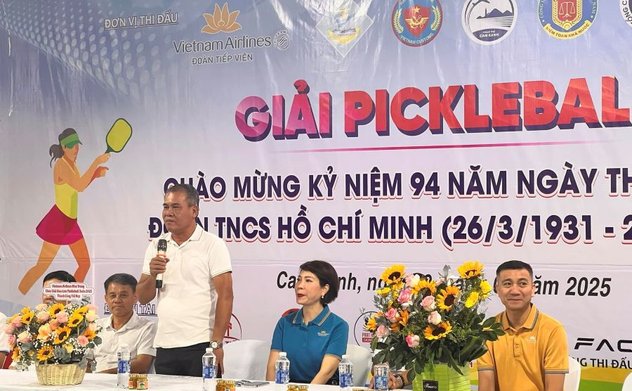 Chi đoàn Thanh niên KTNN khu vực VIII tham gia Giải Pickleball mở rộng tại Khánh Hòa