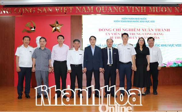 Bí thư Tỉnh ủy Khánh Hòa: Đề nghị Kiểm toán nhà nước khu vực VIII tiếp tục đồng hành cùng địa phương