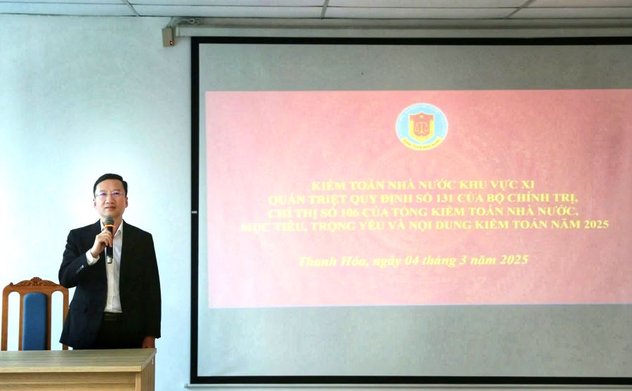 Kiểm toán nhà nước khu vực XI tổ chức sinh hoạt chính trị  trước khi triển khai kiểm toán