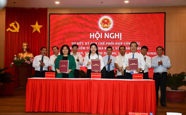 Kiểm toán nhà nước ký Quy chế phối hợp công tác với 4 tỉnh, thành phố