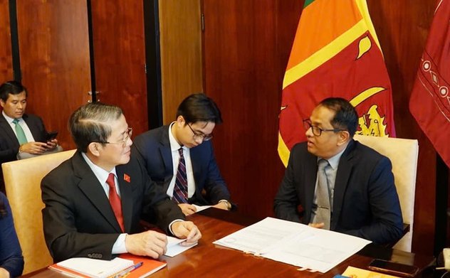 Vice Chairman of the National Assembly Nguyen Duc Hai pays an official visit to Sri Lanka