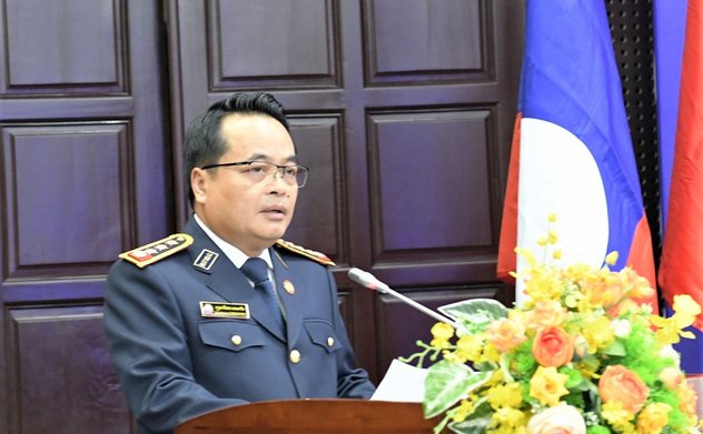 Kiểm toán nhà nước Lào chúc mừng Kiểm toán nhà nước Việt Nam nhân dịp kỷ niệm 30 năm thành lập