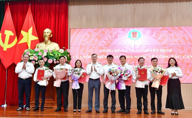 Hội nghị công bố quyết định của Tổng Kiểm toán nhà nước về công tác cán bộ