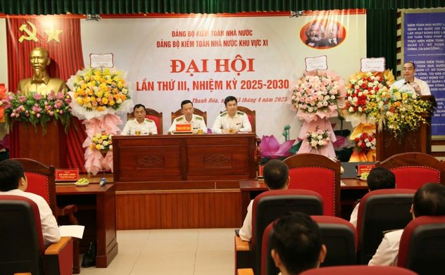 Đại hội Đảng bộ KTNN khu vực XI lần thứ III, nhiệm kỳ 2025-2030: Tiếp tục Xây dựng Đảng bộ Kiểm toán nhà nước khu vực XI trong sạch, vững mạnh