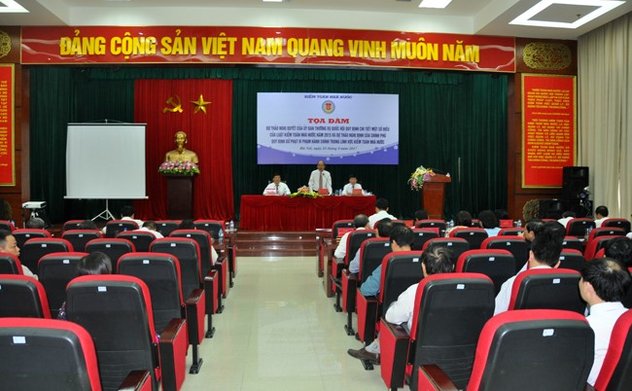 Seminar on draft Resolution of NA Standing Committee on detailing the 2015