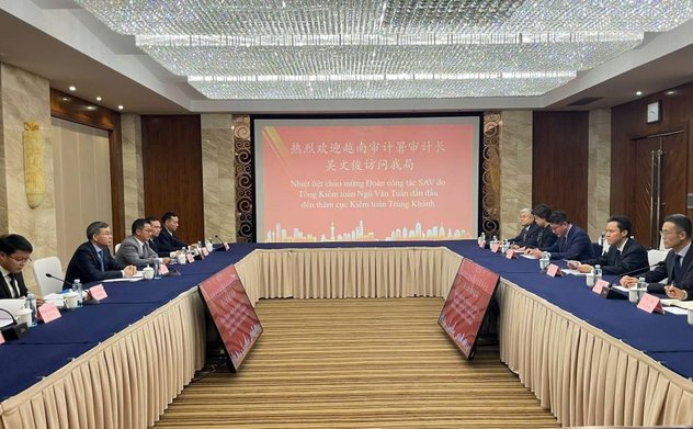 Enhancing cooperation between the State Audit Office of Viet Nam and the Chongqing Municipal Audit Bureau, China