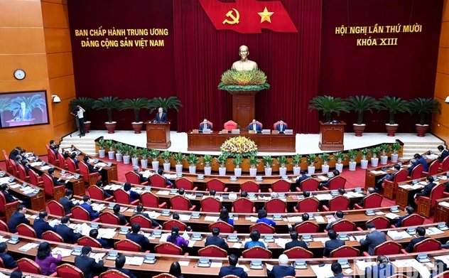 Ban Chấp hành Trung ương Đảng khóa XIII khai mạc Hội nghị lần thứ 10