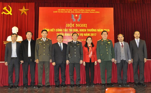 Hội nghị triển khai nhiệm vụ năm 2017 của Khối thi đua các Bộ, Ban, ngành nội chính Trung ương