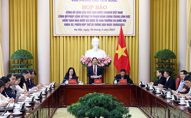 Công bố Pháp lệnh Xử phạt vi phạm hành chính trong lĩnh vực Kiểm toán nhà nước  