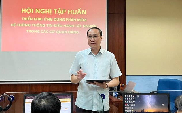 Vận hành Hệ thống thông tin điều hành tác nghiệp trong các cơ quan đảng tại Đảng ủy Quốc hội