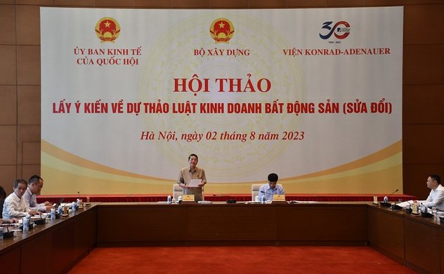 Hội thảo lấy ý kiến về dự thảo Luật Kinh doanh bất động sản (sửa đổi)