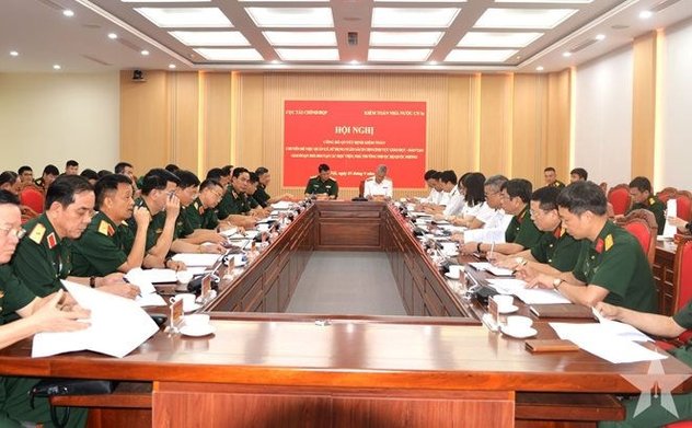 Công bố quyết định kiểm toán chuyên đề tại các học viện, nhà trường Quân đội