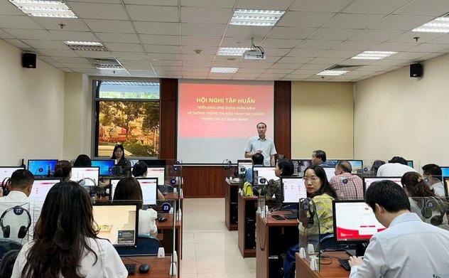 Đảng ủy Quốc hội tập huấn phần mềm Hệ thống thông tin điều hành tác nghiệp trong các cơ quan đảng