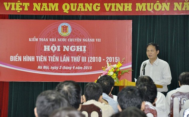 Kiểm toán Nhà nước chuyên ngành VII tổ chức Hội nghị điển hình tiên tiến lần thứ III giai đoạn 2010 – 2015