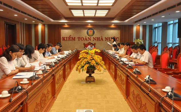 Tiểu ban Nội dung - Thư ký báo cáo Lãnh đạo Kiểm toán nhà nước về công tác chuẩn bị Đại hội ASOSAI lần thứ 14