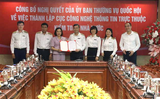 Công bố Nghị quyết của Ủy ban Thường vụ Quốc hội về việc thành lập Cục Công nghệ thông tin trực thuộc KTNN