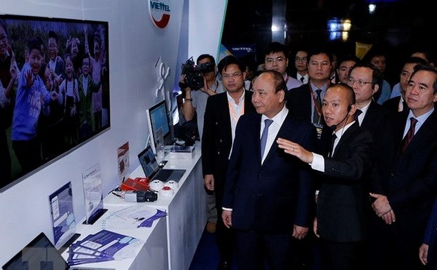 Tổng Kiểm toán nhà nước Hồ Đức Phớc dự Diễn đàn cấp cao và Triển lãm quốc tế về công nghiệp 4.0