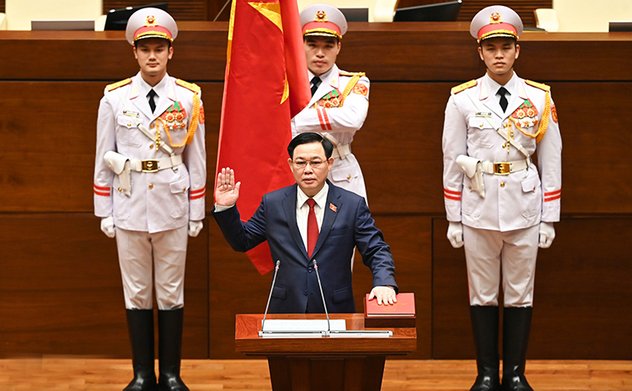 Ông Vương Đình Huệ được bầu làm Chủ tịch Quốc hội với 473/473 đại biểu tham gia biểu quyết tán thành