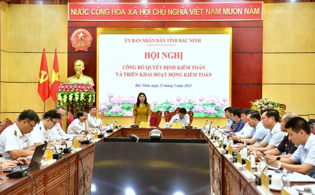 Công bố quyết định và triển khai hoạt động kiểm toán tại tỉnh Bắc Ninh
