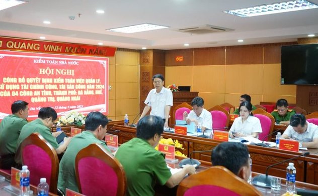 Hội nghị công bố Quyết định kiểm toán đối với Công an 9 tỉnh, thành phố